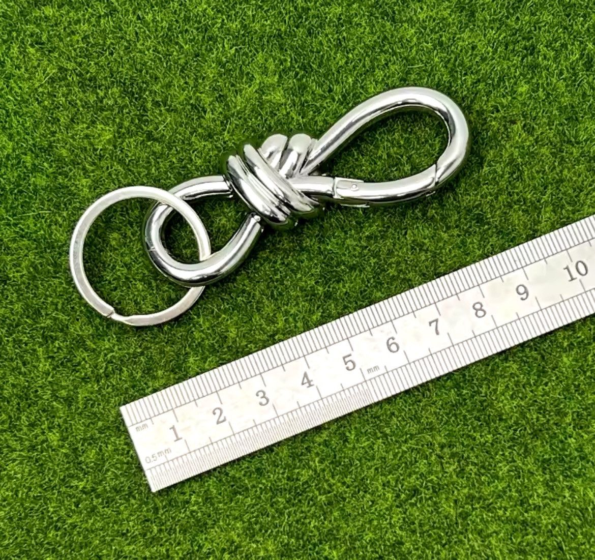 Vintage Silver Chain Pant Carabiner Set Size ONE SIZE - 2 Thumbnail