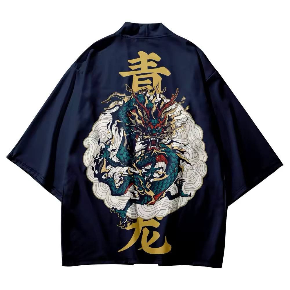 Japanese Brand × Vintage Japanese-style dragon shirt Size US L / EU 52-54 / 3 - 3 Thumbnail