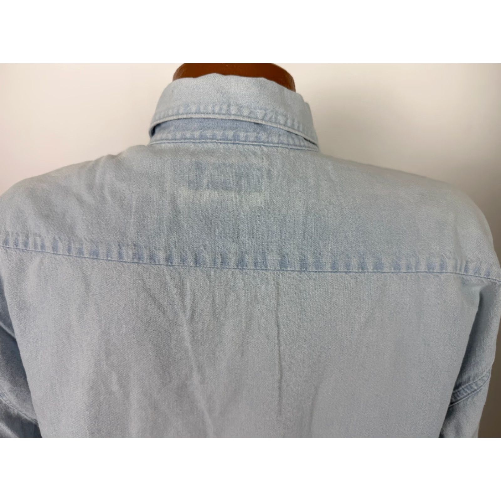 Denime VINTAGE Camp Creek Denim Shirt Men L Blue Cotton Button-Up 90s Y2K Embroidered Pockets Size US L / EU 52-54 / 3 - 7 Thumbnail