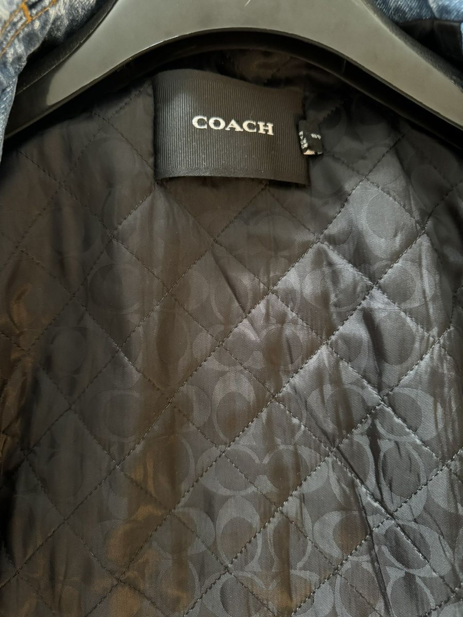 Coach *FINAL PRICE DROP* Shearling Padded Denim Jacket Size US L / EU 52-54 / 3 - 4 Thumbnail