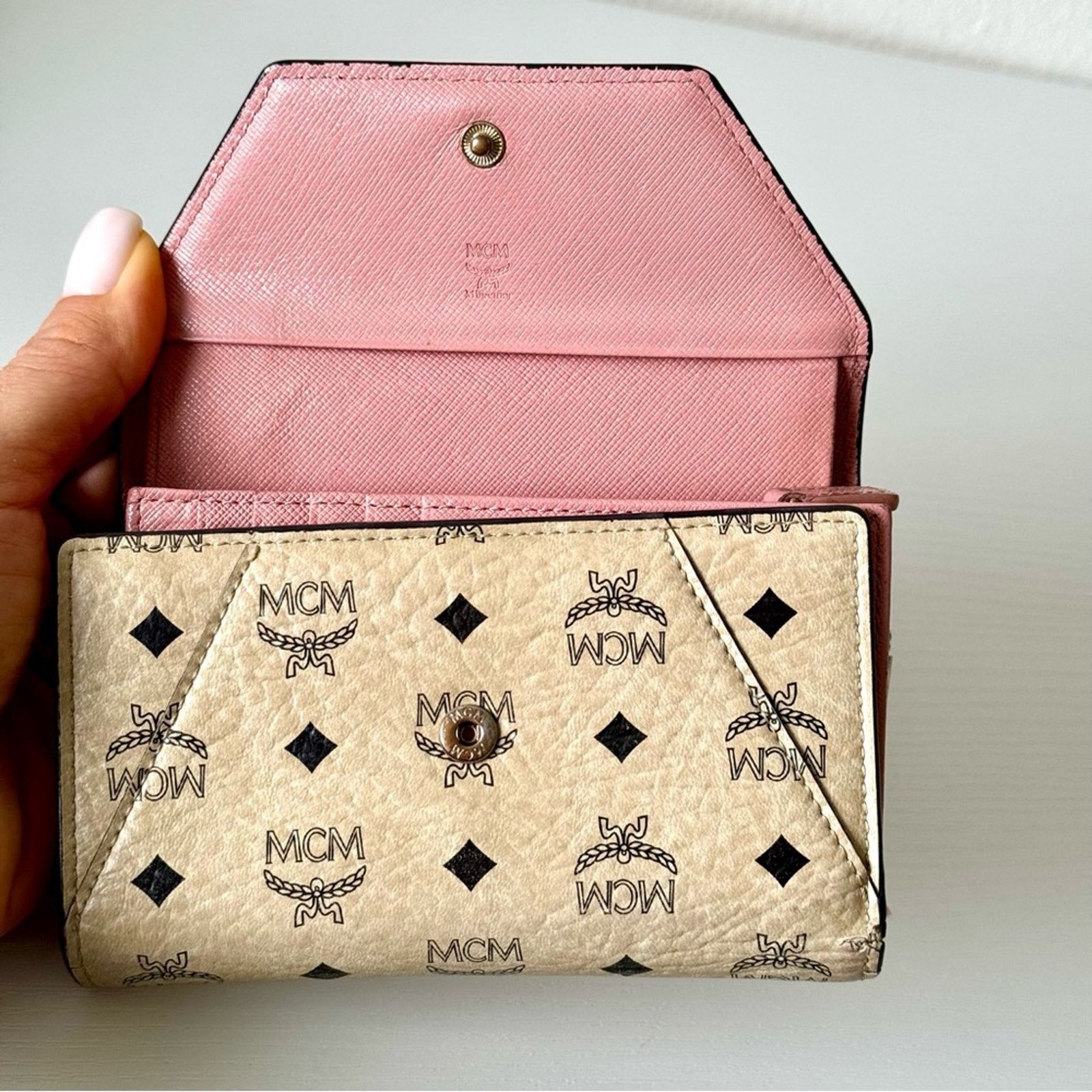 MCM MCM Wallet, Monogram, Small, Authentic Size ONE SIZE - 10 Thumbnail