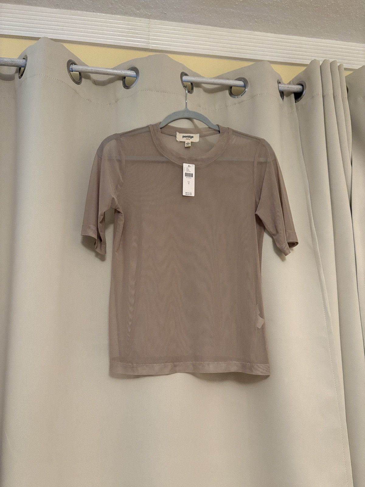 Anthropologie Porridge Clothing Gray Top Size S / US 4 / IT 40 - 1 Thumbnail