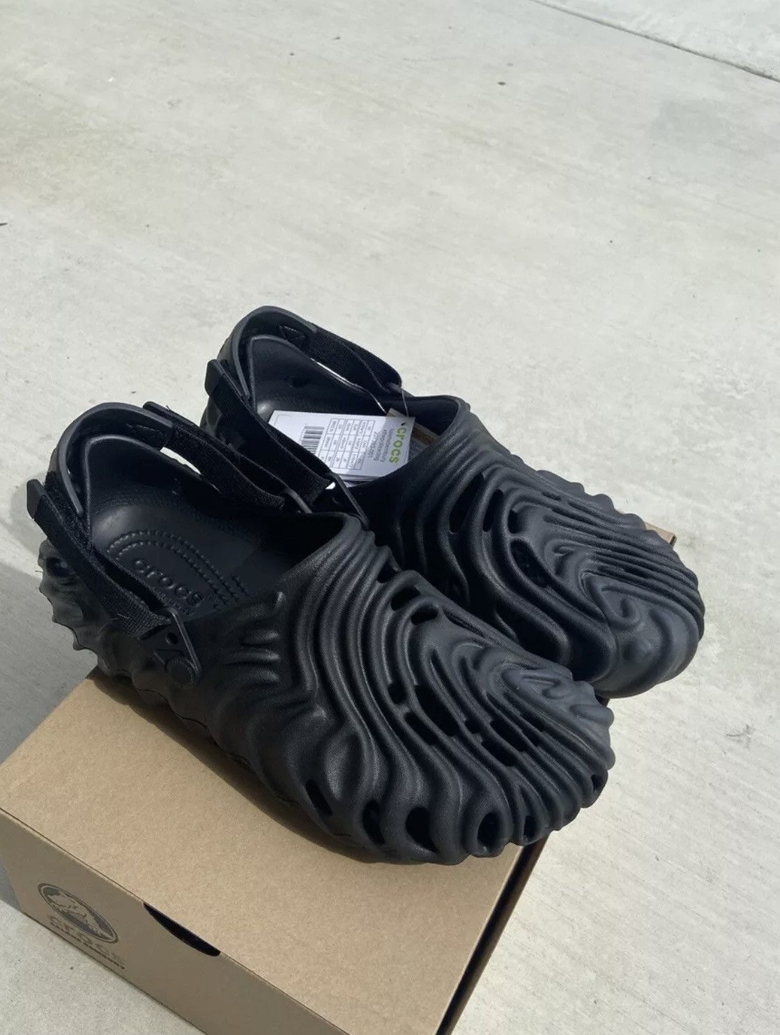 image of Crocs x he Bembury Pollex Clogs Shoes in Black, Men's (Size 9)