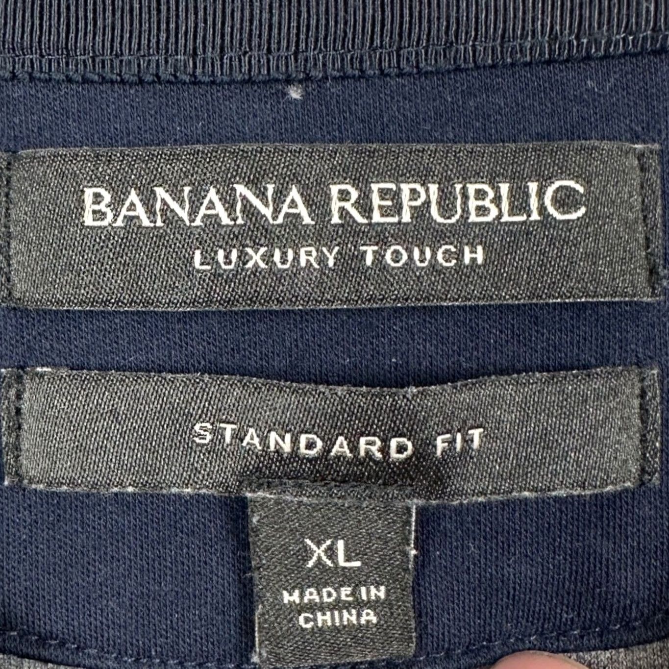 Banana Republic Banana Republic Luxury Touch Polo Shirt Adult Men XL Standard Fit Gray Rugby EUC Size US XL / EU 56 / 4 - 4 Thumbnail