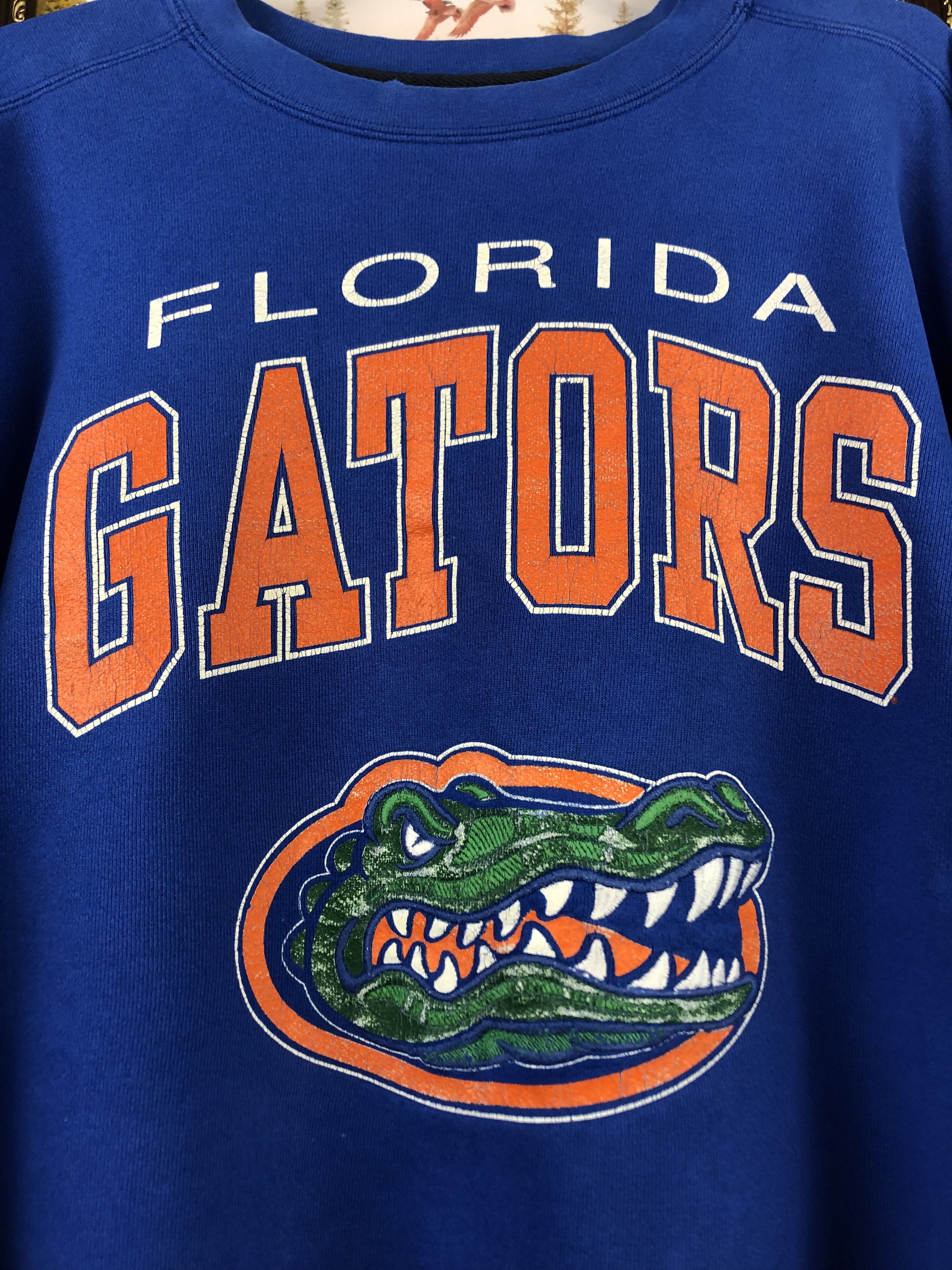 Vintage Vintage 90's Florida Gators Sweatshirt Blue Rare Crewneck Size US L / EU 52-54 / 3 - 5 Thumbnail