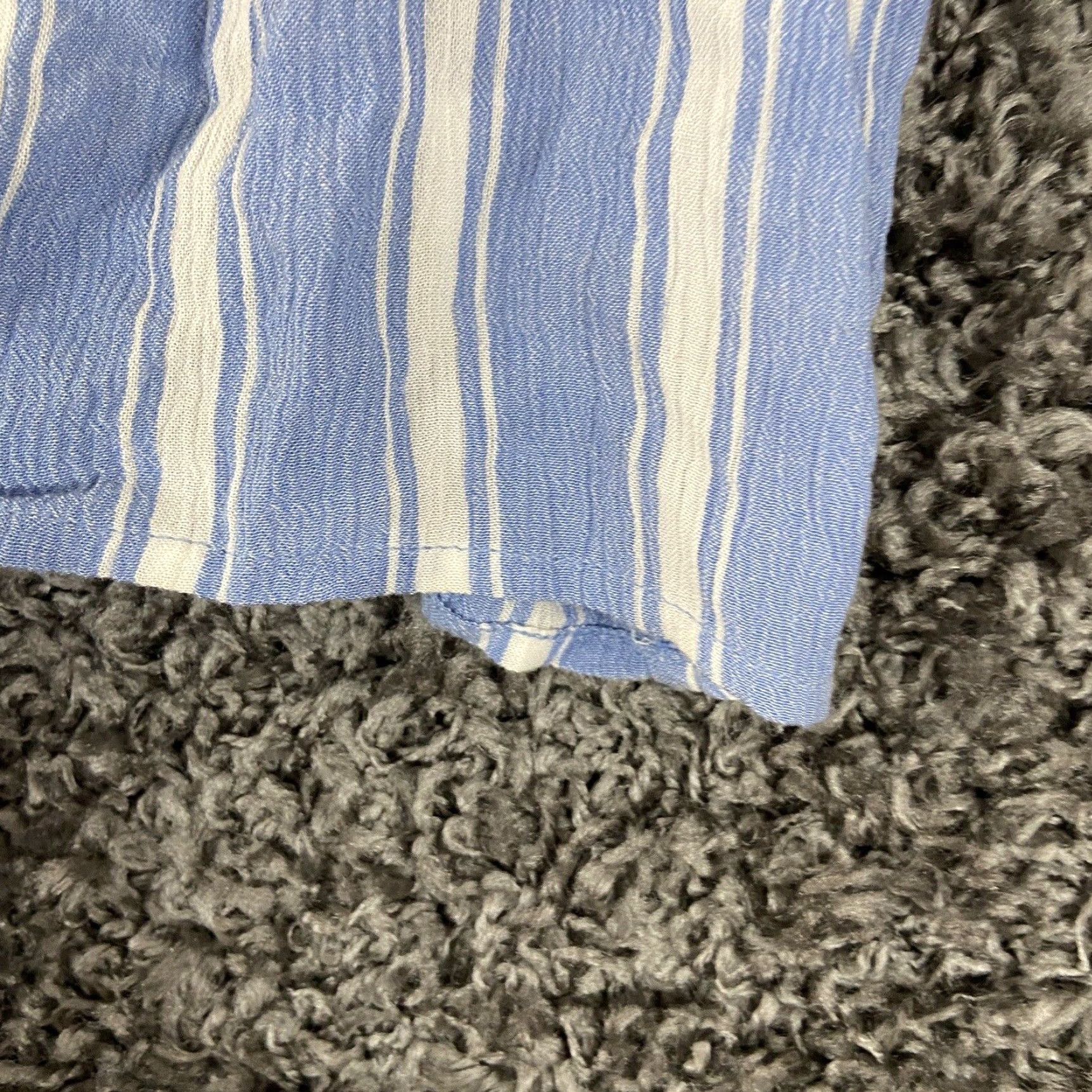 American Eagle Outfitters American Eagle Cropped Stripe Tie Front Bell Sleeves V Neck Woman’s Top Size S Size S / US 4 / IT 40 - 2 Thumbnail
