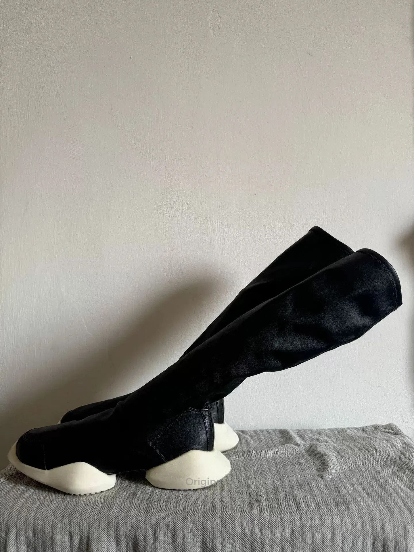 Rick Owens Rick Owens x Adidas High-Top Boots. Size US 7 / EU 40 - 4 Thumbnail