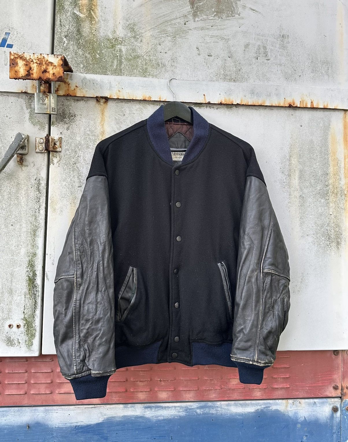 Japanese Brand 👹Vintage Depeche Wool Bomber Jacket Size US L / EU 52-54 / 3 - 4 Thumbnail