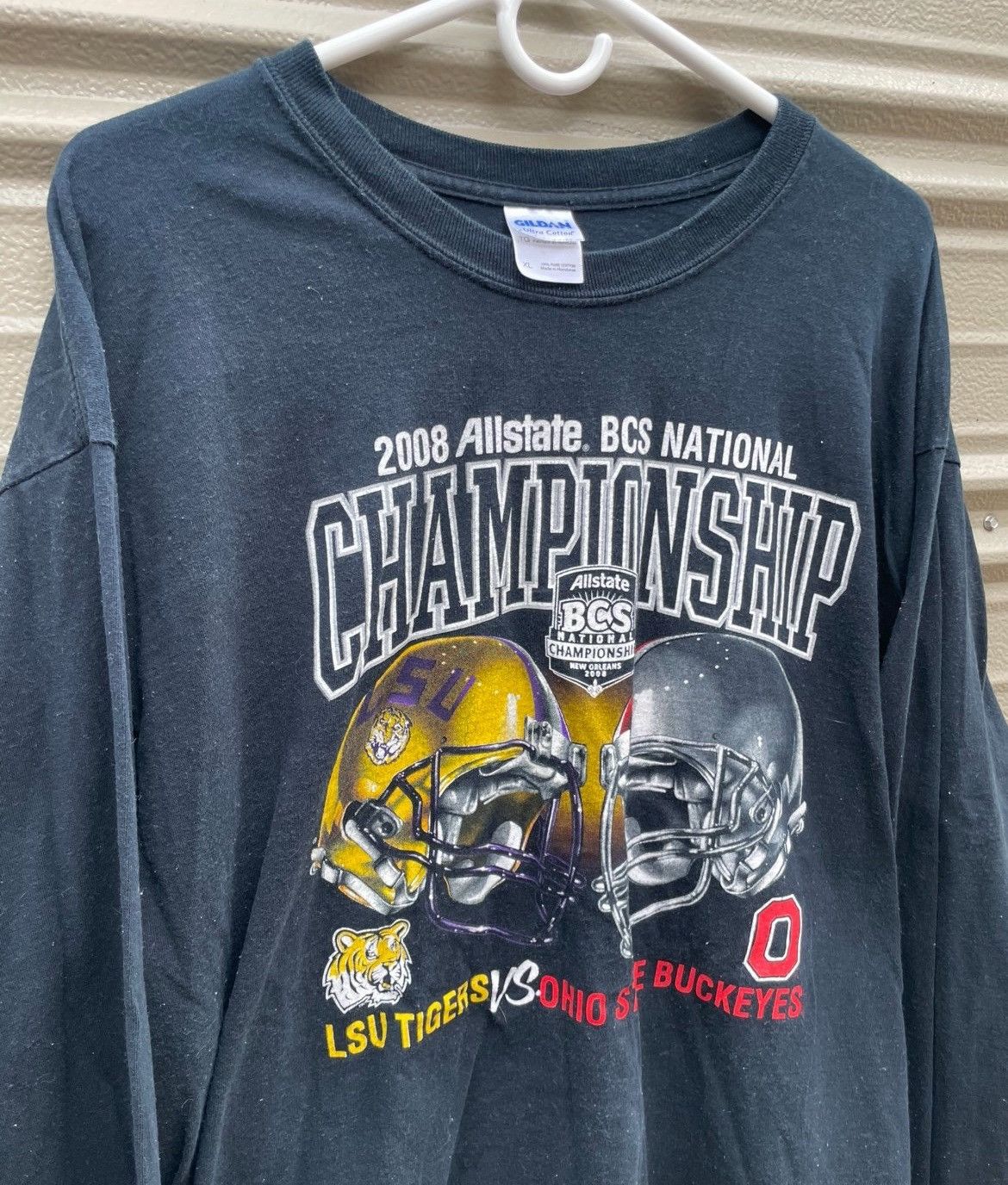 Gildan 2008 Allstate BCS National Championship LSU Tigers vs Ohio Size US XL / EU 56 / 4 - 3 Thumbnail
