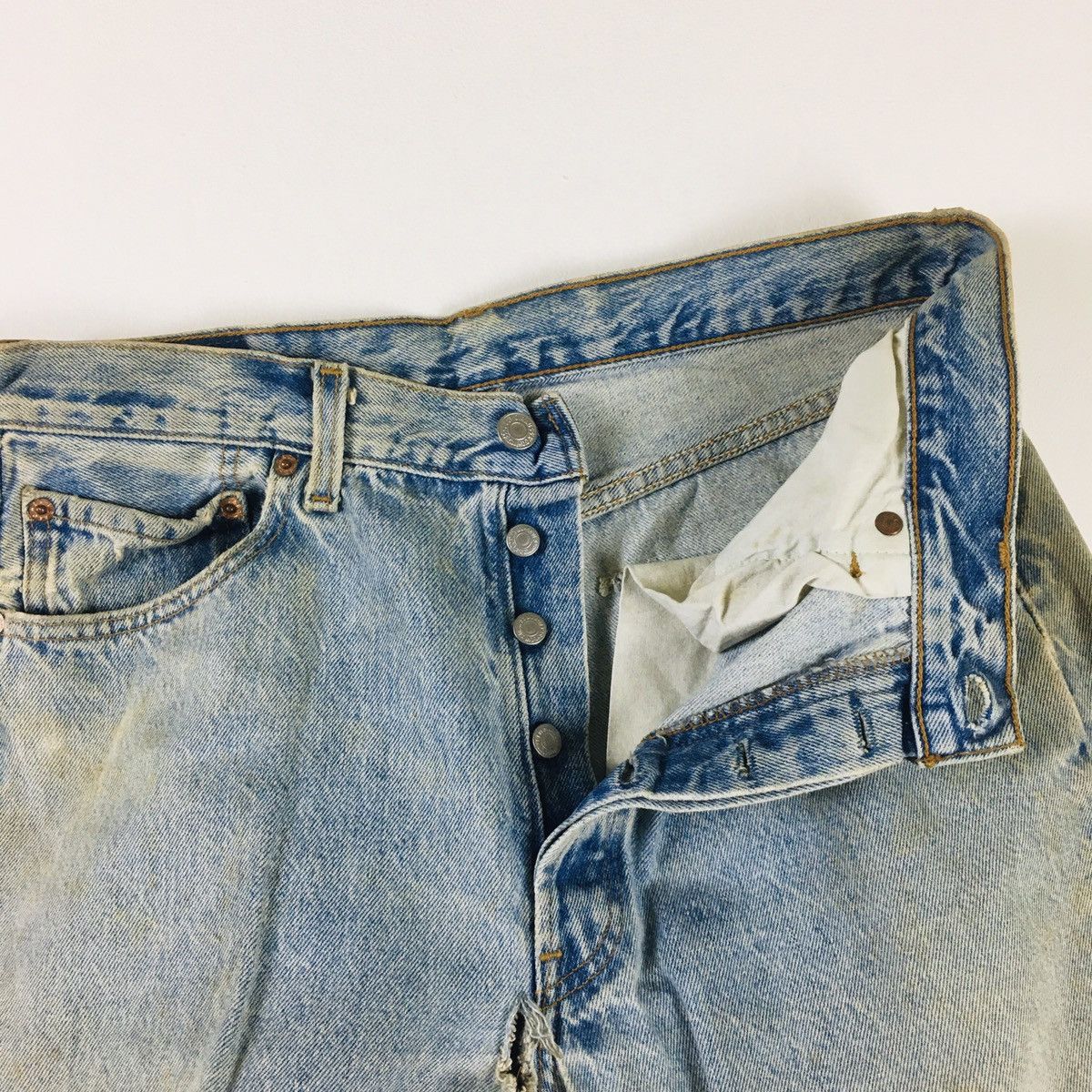 Levi's Vintage Clothing Vintage 90s Levis 501 Made in USA Size US 34 / EU 50 - 12 Thumbnail
