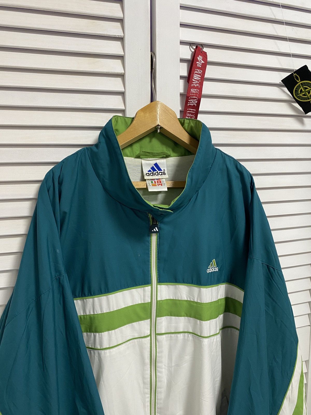 Nike × Vintage 😍 Vintage 90s Tracksuit Costume Adidas Pants Jacket RARE Size US 38 / EU 54 - 3 Thumbnail