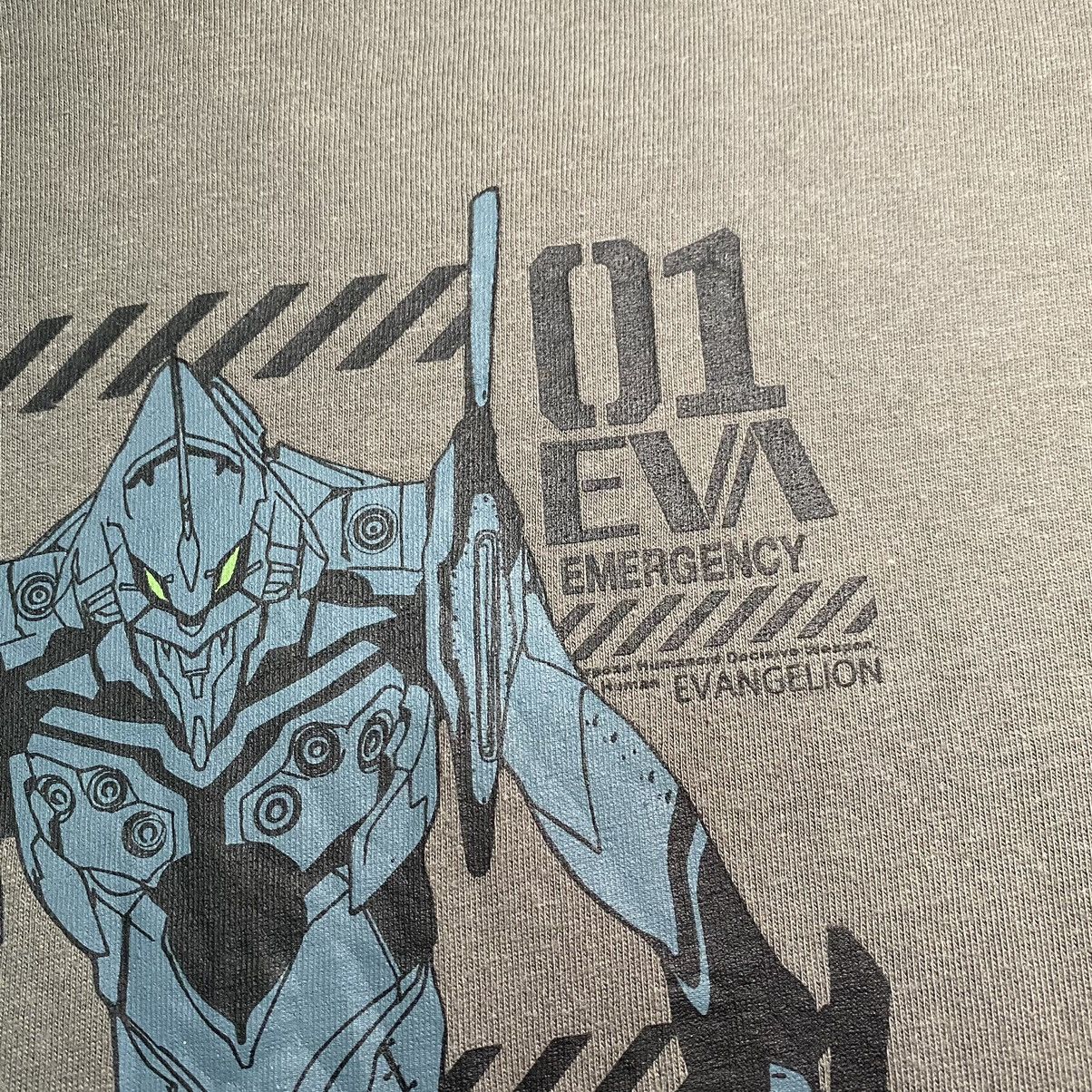 Anime Neon Genesis Evangelion 01 Emergency Anime Tee Gainax Size US M / EU 48-50 / 2 - 9 Thumbnail