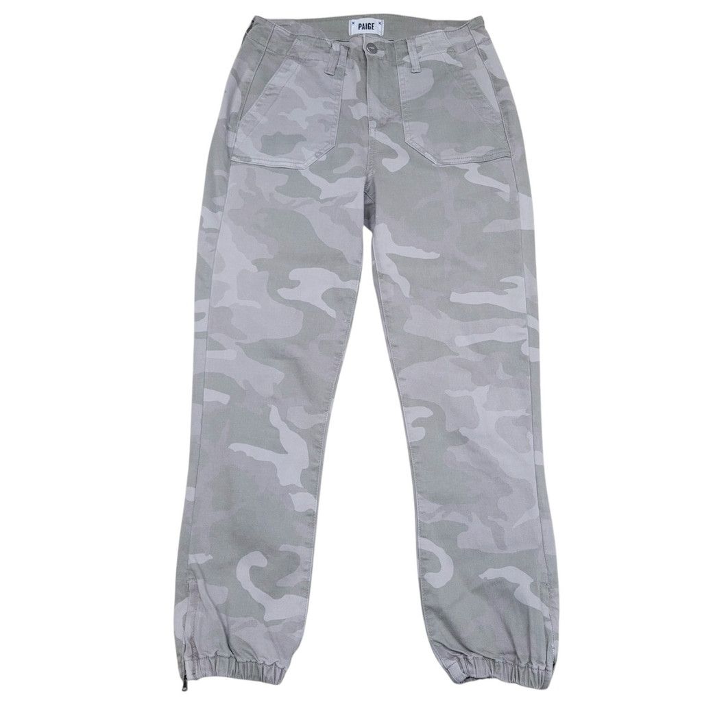 Paige PAIGE MAYSLIE JOGGER Jeans Pants Womens Size 26 White Gray C Size 26" / US 2 / IT 38 - 1 Thumbnail
