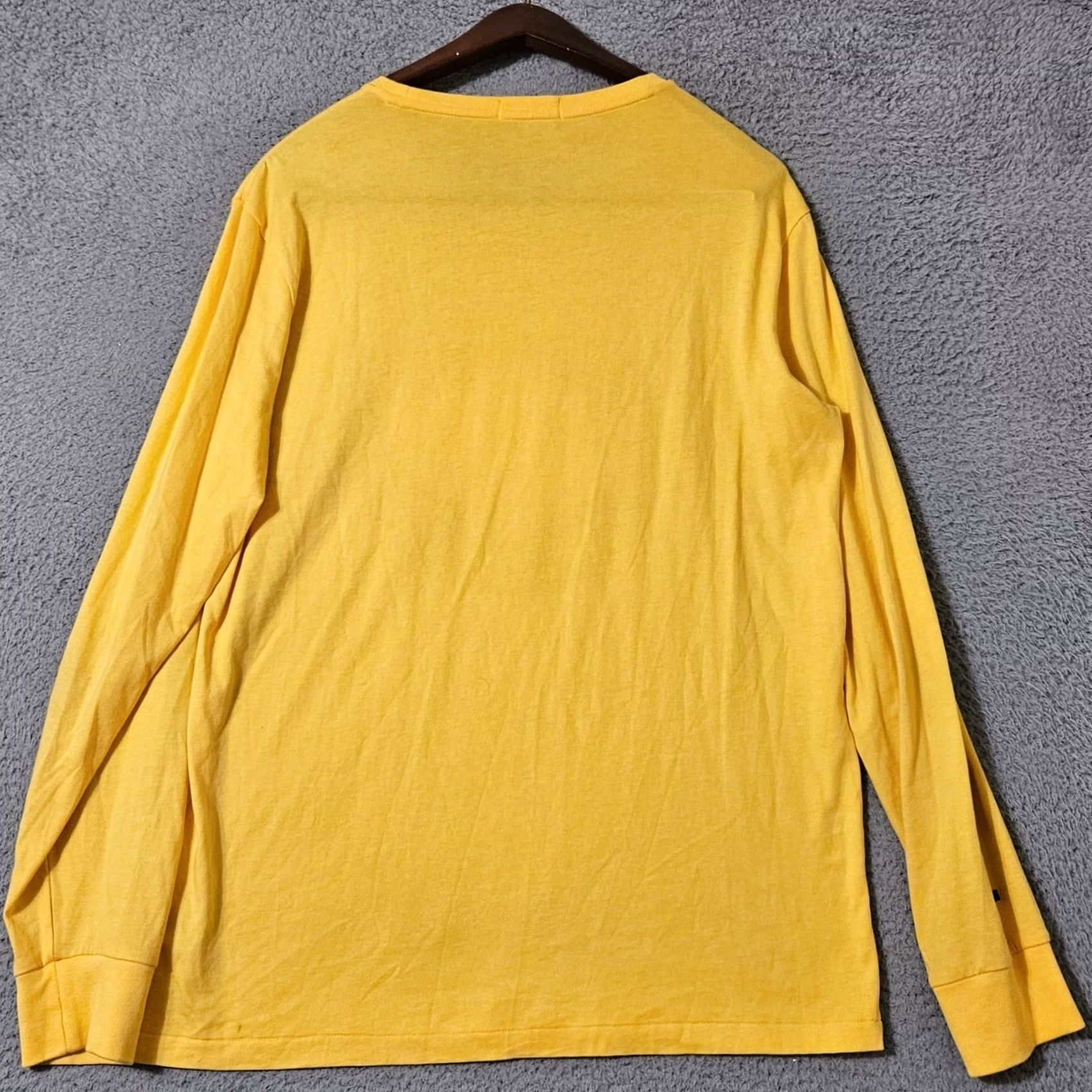 Polo Ralph Lauren Polo Ralph Lauren Mens Medium Yellow Alpine World Cup Graphic Long Sleeve Shirt Size US M / EU 48-50 / 2 - 3 Thumbnail