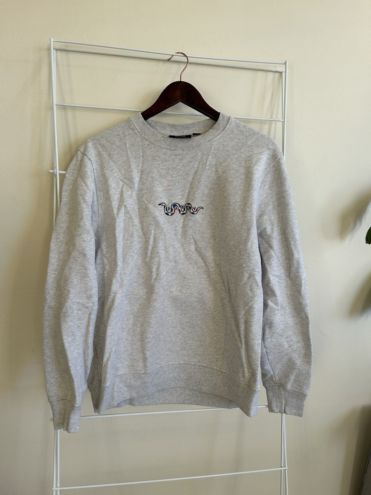 By Parra × Parra Parra crewneck sweatshirt in light heather grey Size US M / EU 48-50 / 2 - 1 Thumbnail