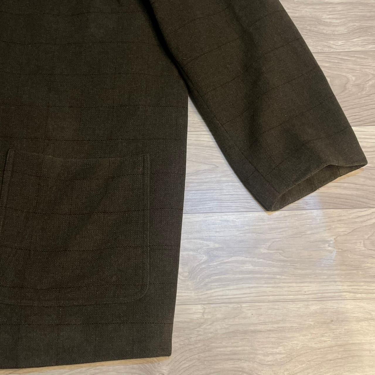 Burberry VINTAGE Burberry coat nova check virgin wool green olive Size US L / EU 52-54 / 3 - 12 Thumbnail