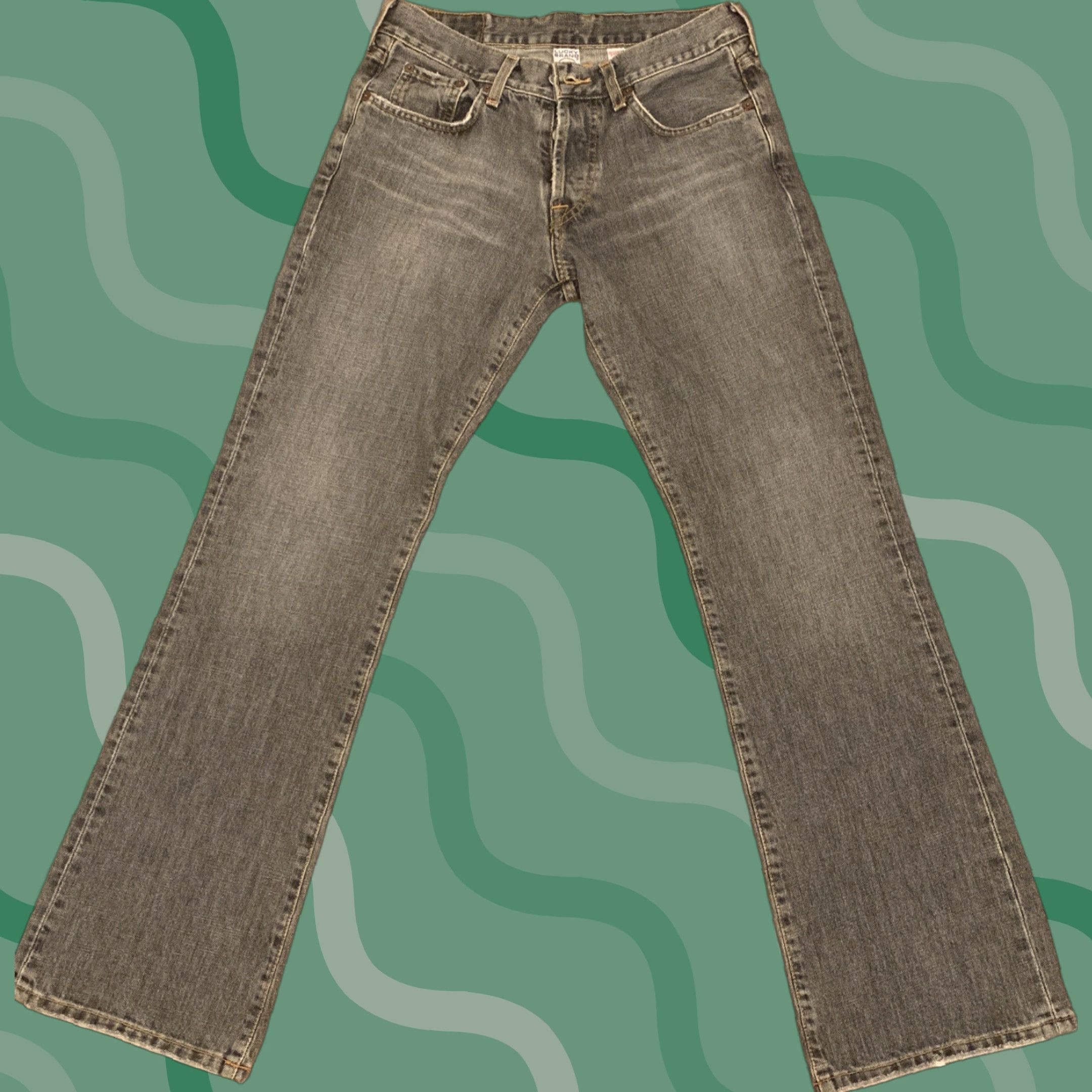 J Brand VINTAGE Lucky Brand Straight Jeans 28x31 Blue Relaxed Button Fly USA Mens Size US 28 / EU 44 - 1 Thumbnail