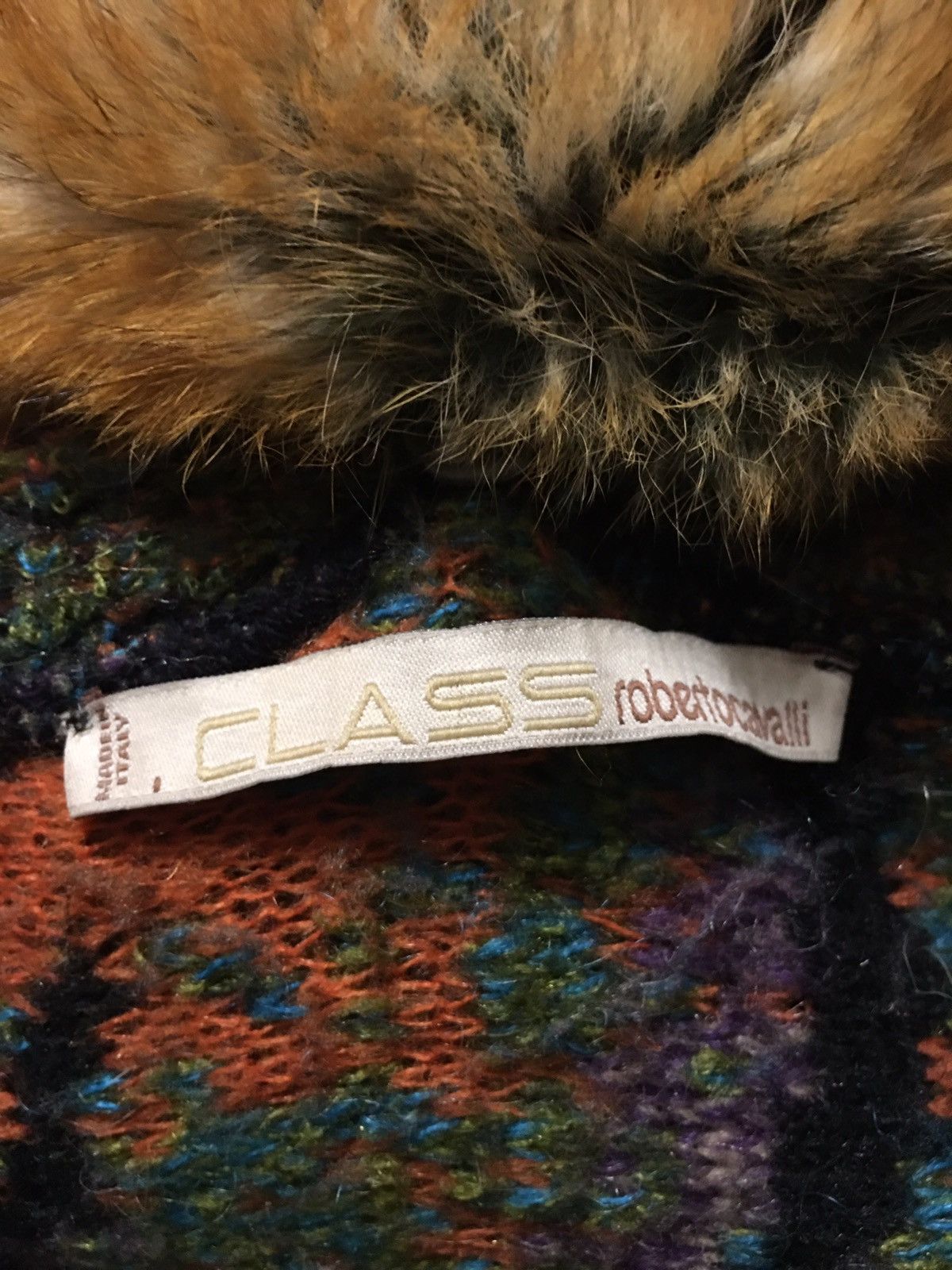 Roberto Cavalli Roberto Cavalli Rare Vintage Knit Coat Cardigan Fox Fur Sz S Size S / US 4 / IT 40 - 12 Thumbnail