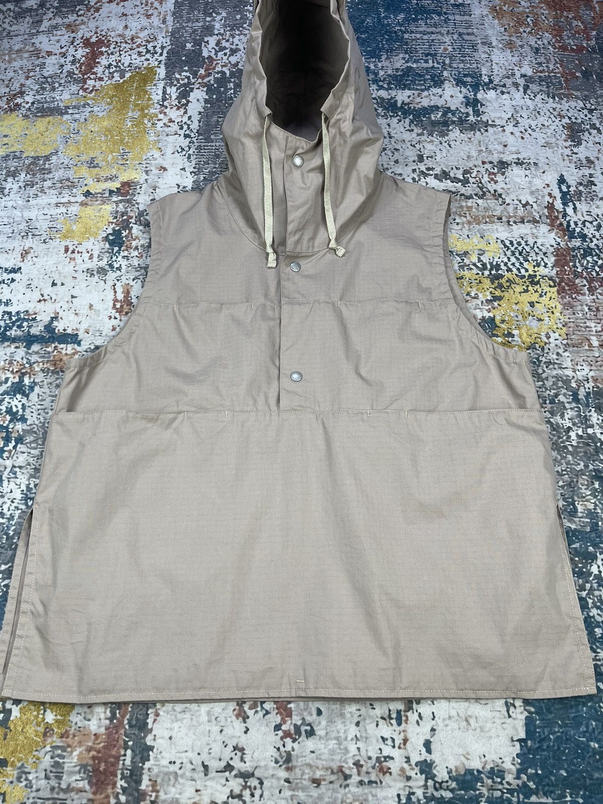 Japanese Brand Garage Green Works Multi Pocket Ripstop Field Vest Size US S / EU 44-46 / 1 - 2 Thumbnail