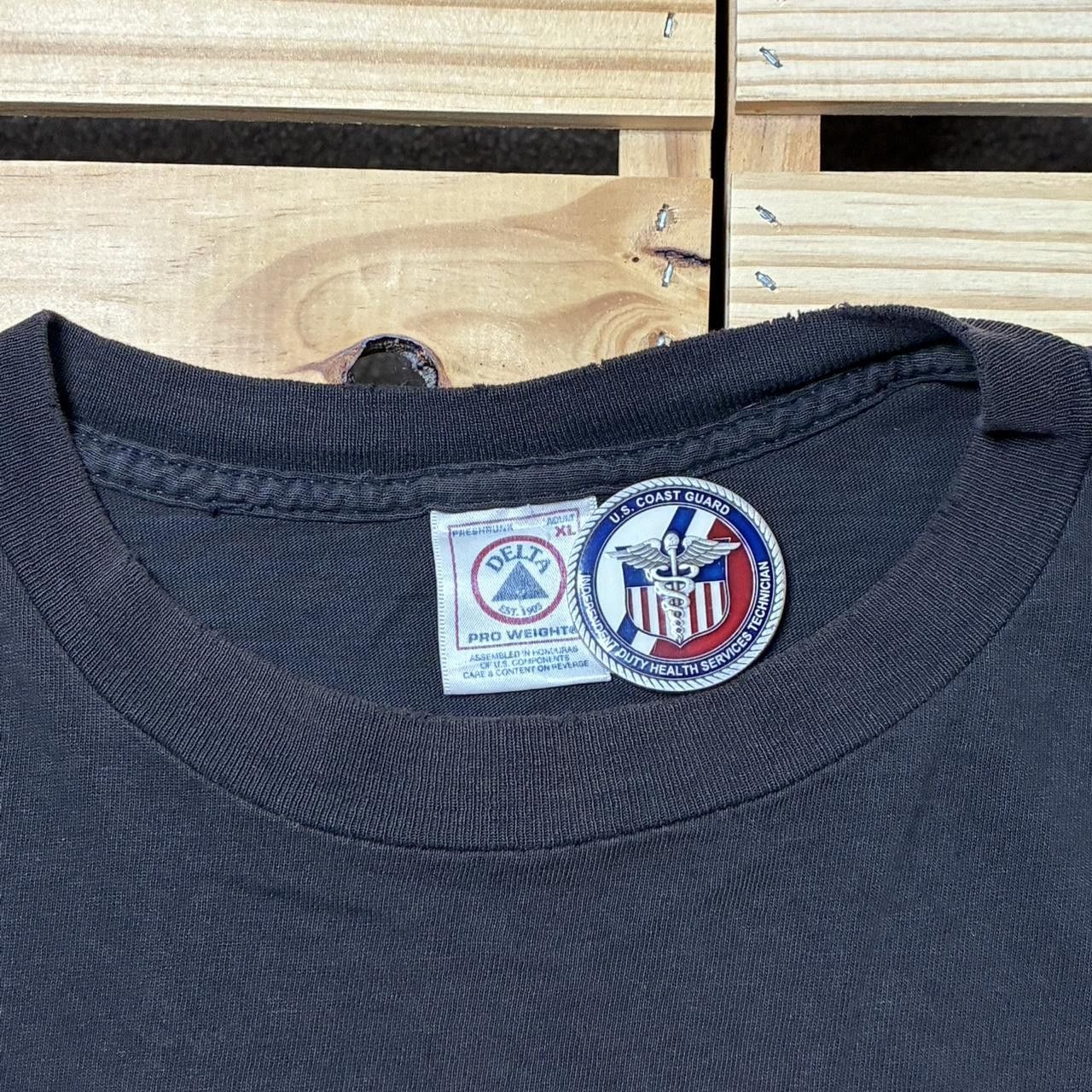 Delta Vintage "Your Village Called.." Black Funny Text Tee Size XL Size US XL / EU 56 / 4 - 4 Thumbnail