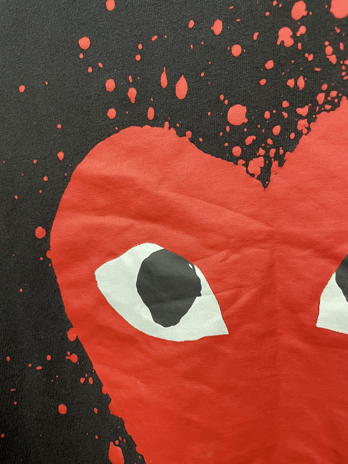 Comme des Garcons PLAY Comme Des Gargons Play Heart Splatter Tee Rare T Shirt Size US M / EU 48-50 / 2 - 5 Thumbnail