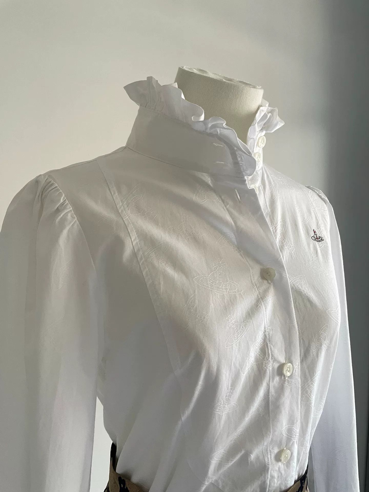 Vivienne Westwood vivienne westwood ruffled collar embroidered shirt Size S / US 4 / IT 40 - 1 Thumbnail