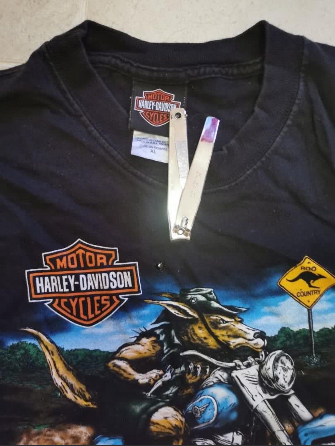 Harley Davidson × Vintage Vintage Harley Davidson Size US XL / EU 56 / 4 - 3 Thumbnail