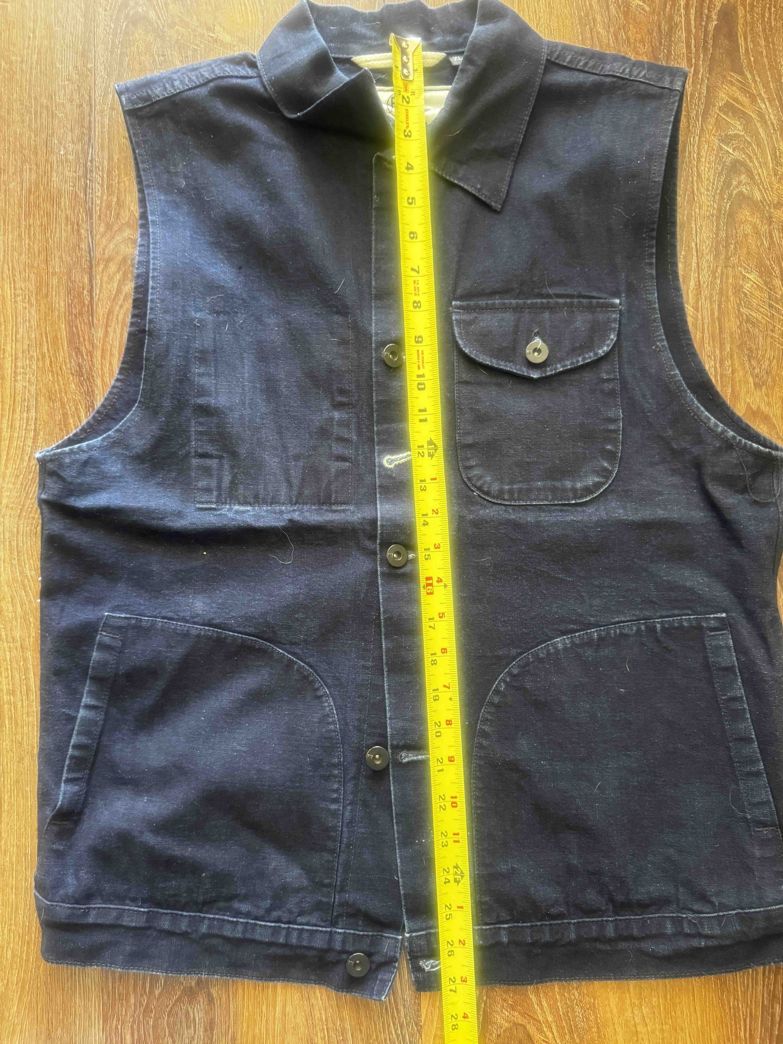 Rogue Territory Rouge Territory/RGT Supply Vest Japanese Indigo Canvas XL/LG Size US XL / EU 56 / 4 - 7 Thumbnail