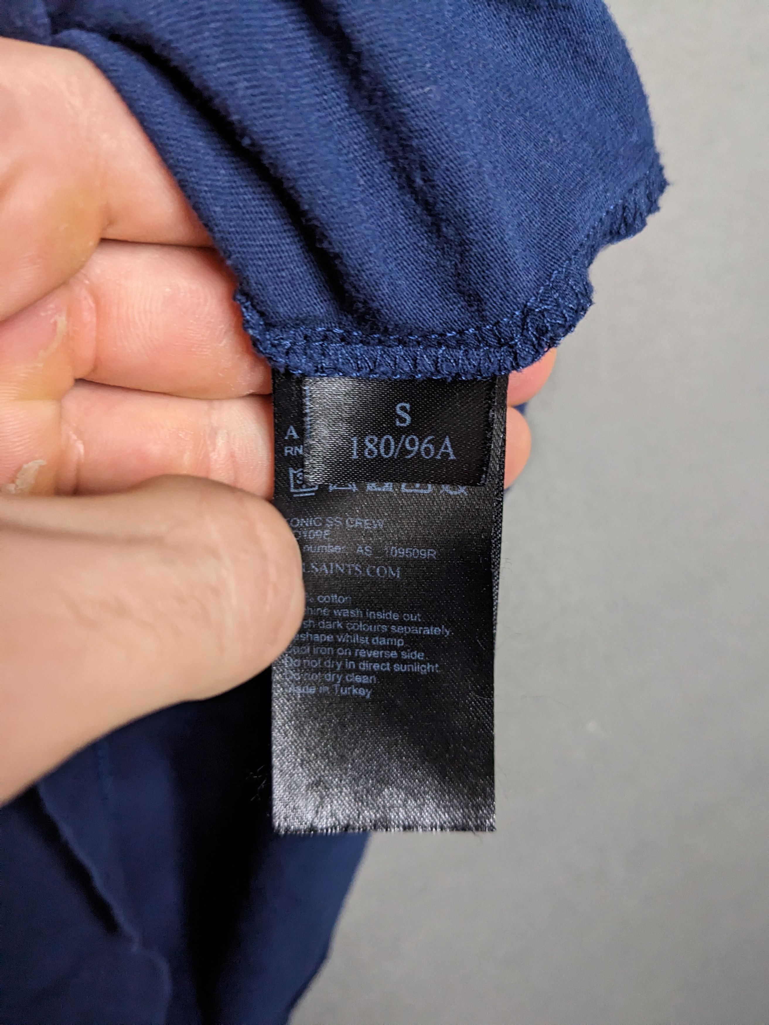 Allsaints AllSaints Tonic Shirt Short Sleeve Logo Tee Mens Small Skull Size US S / EU 44-46 / 1 - 5 Thumbnail