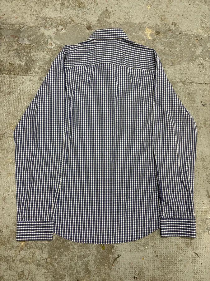 Givenchy × Vintage Givenchy Blue & White Contemporary Old Checkered Shirt Size US M / EU 48-50 / 2 - 6 Thumbnail