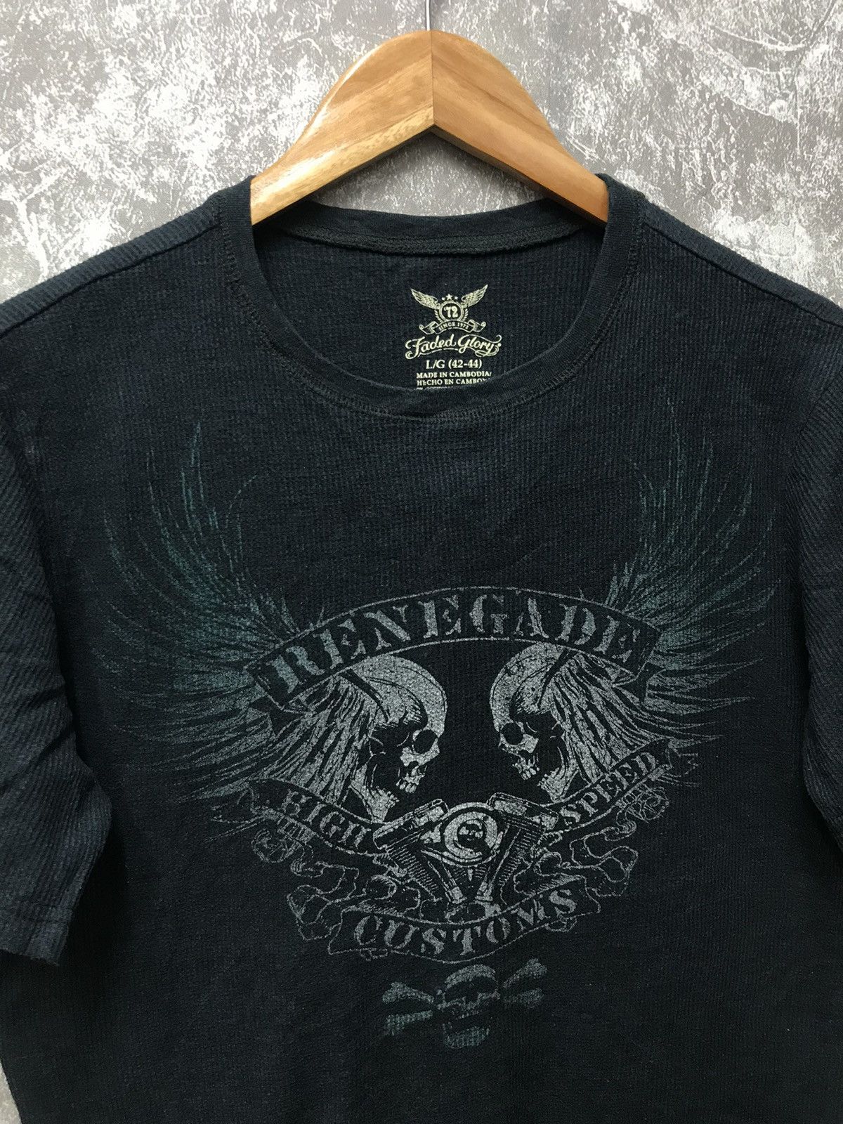 Affliction × Faded Glory × Southpole Faded Glory Affliction Skull Y2K Graphic Tee Size US M / EU 48-50 / 2 - 3 Thumbnail