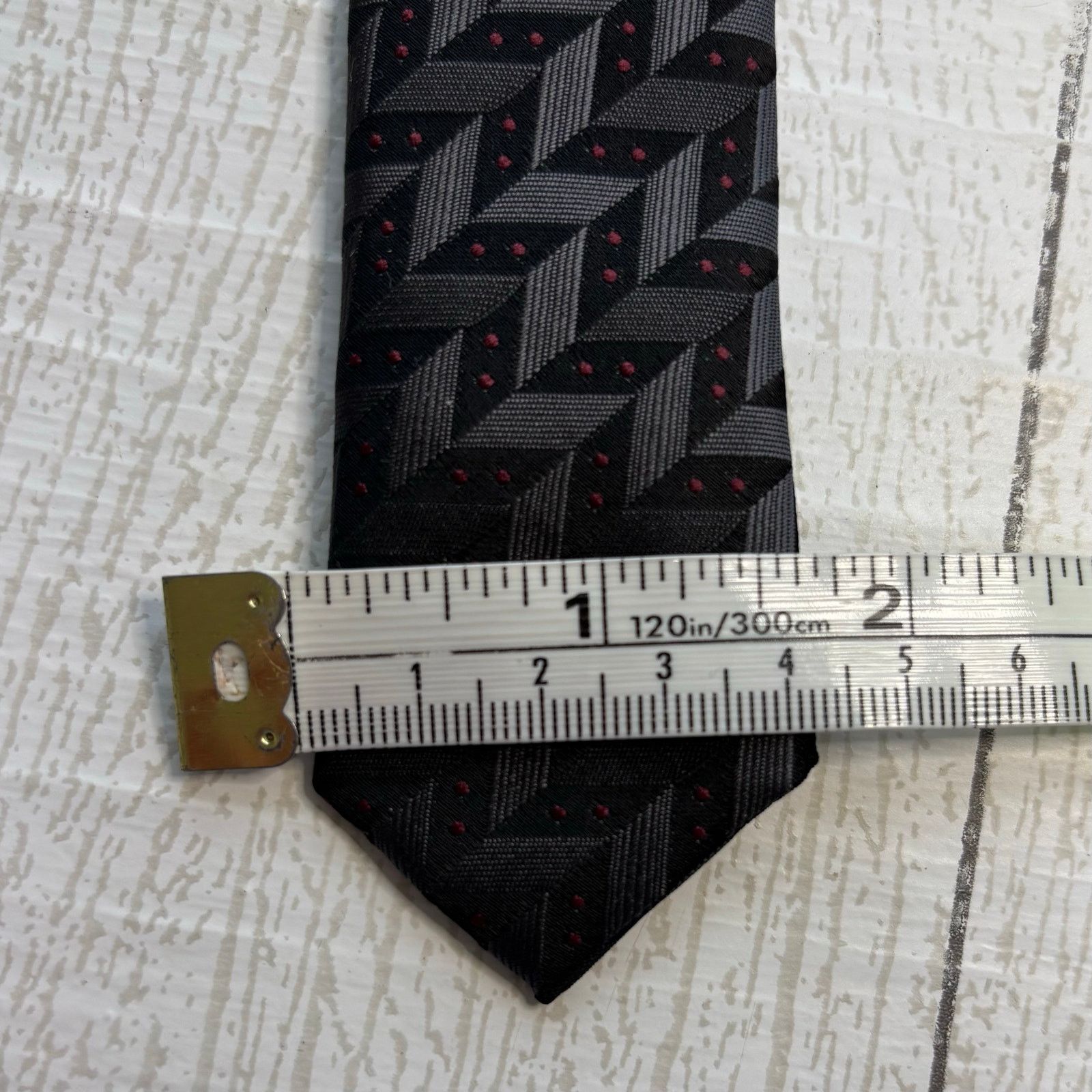 Other Giuliano Giavelli Geometric Tie Black and Steel Size ONE SIZE - 5 Thumbnail
