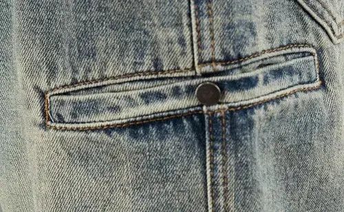 Japanese Brand × Vintage Stretch Men's Jeans Washed Motorcycle Trousers Size US 31 - 3 Thumbnail