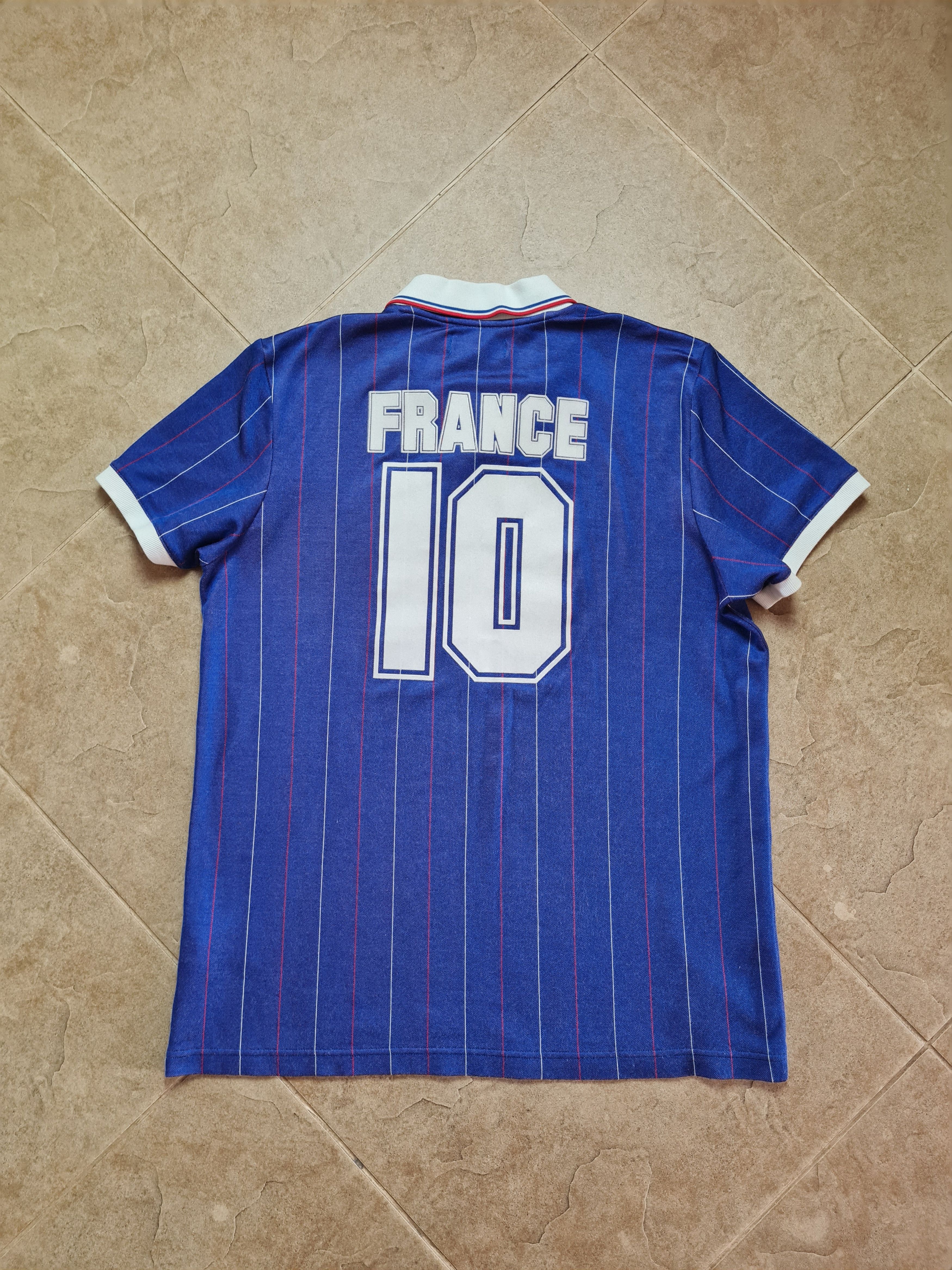 Adidas Vintage Retro Soccer Jersey France Football Shirt Adidas #10 Size US L / EU 52-54 / 3 - 1 Thumbnail