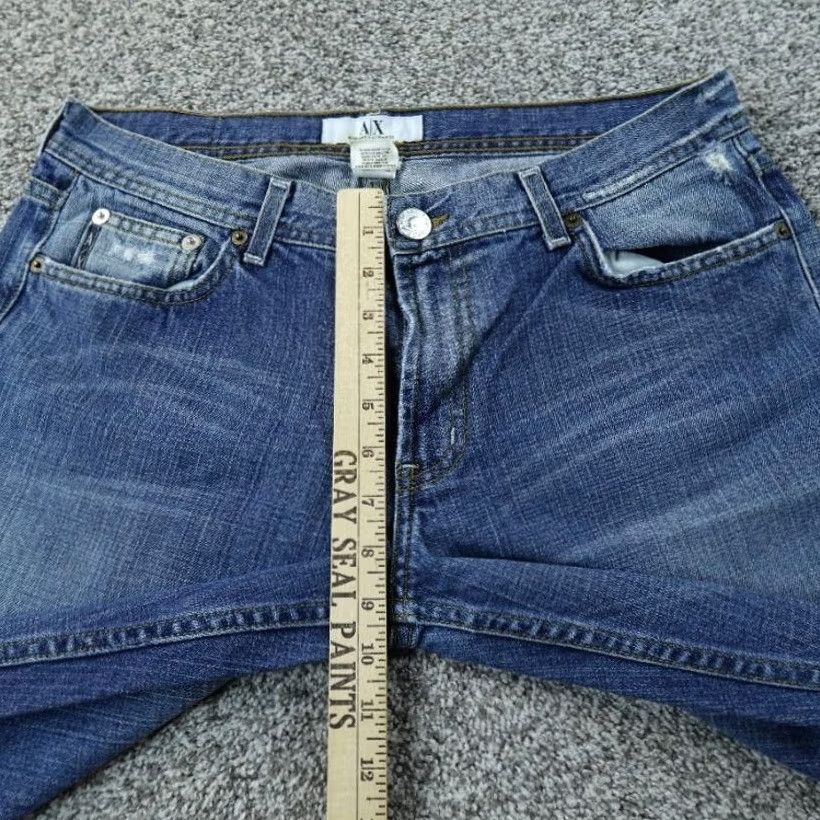 Armani Exchange VTG Armani Exchange Jeans Womens 12 Dark Blue Denim Flare Boot Cut Pants Jeans USA 90s Mens Women Girls Boys Size 34" / US 12 / IT 48 - 4 Thumbnail
