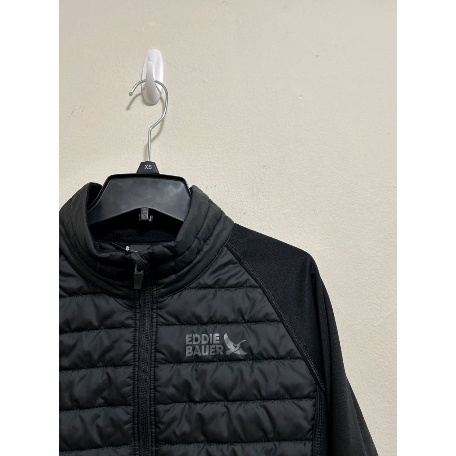 Eddie Bauer Eddie Bauer Puffer Jacket Womens Large Black Full Zip Goose Down Jacket Black Womens L Modern Puffer Size L / US 10 / IT 46 - 4 Thumbnail