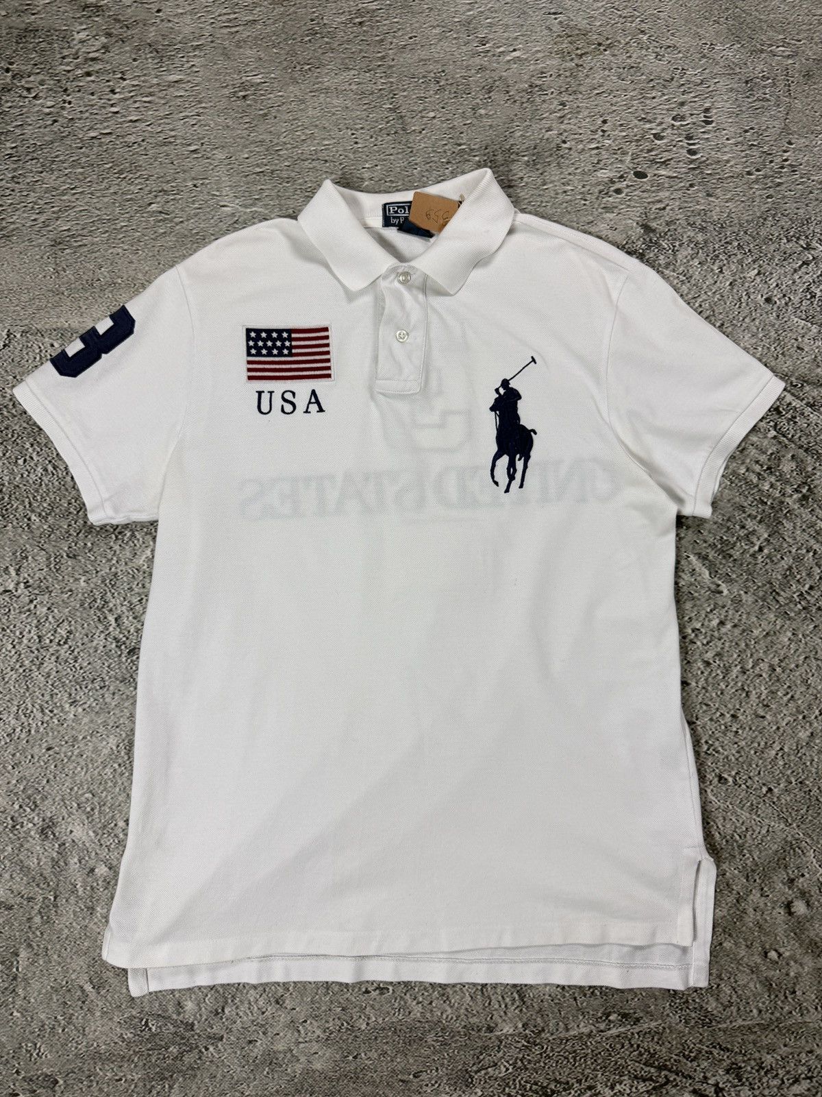 Ralph Lauren Chief Keef Polo Ralph Lauren white United States big pony Size US M / EU 48-50 / 2 - 1 Thumbnail