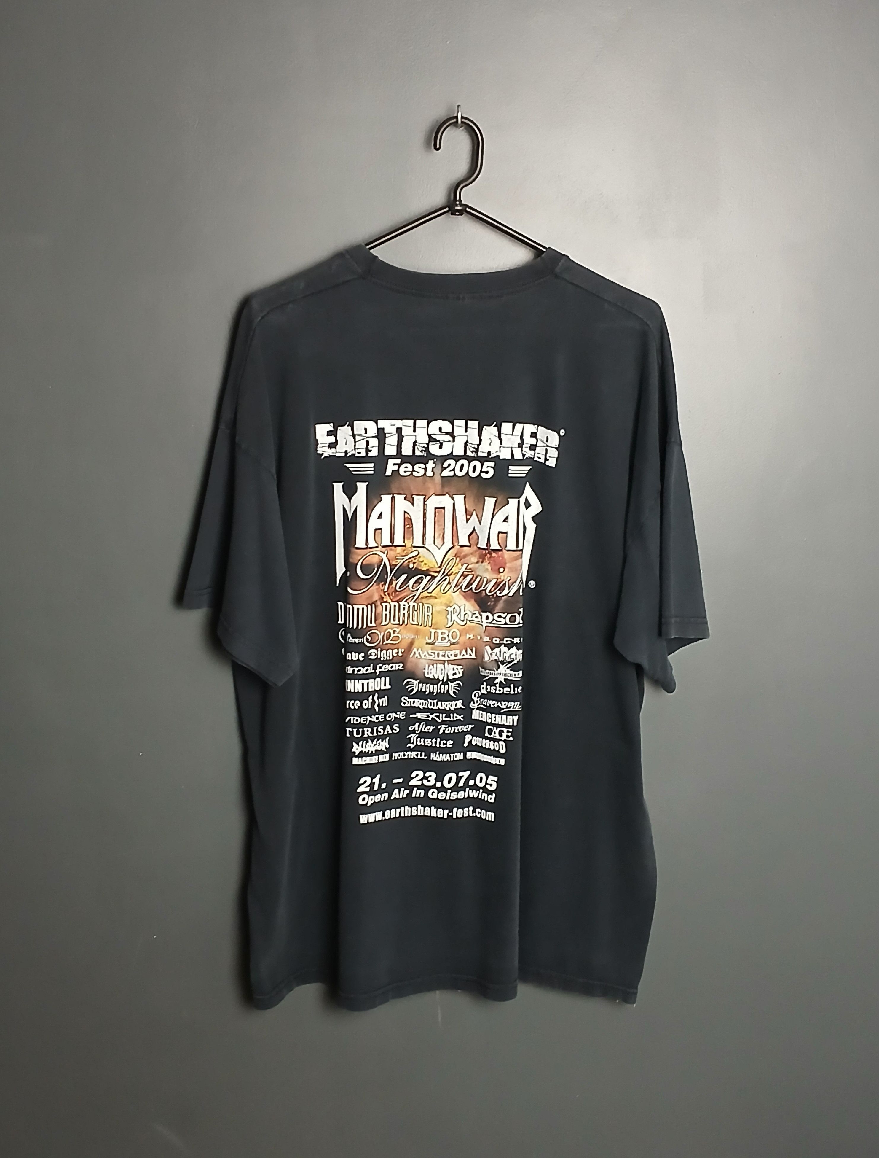 Band Tees × Vintage Vintage 2005 Earthshaker Rock Festival T-Shirt Size US XXL / EU 58 / 5 - 1 Thumbnail