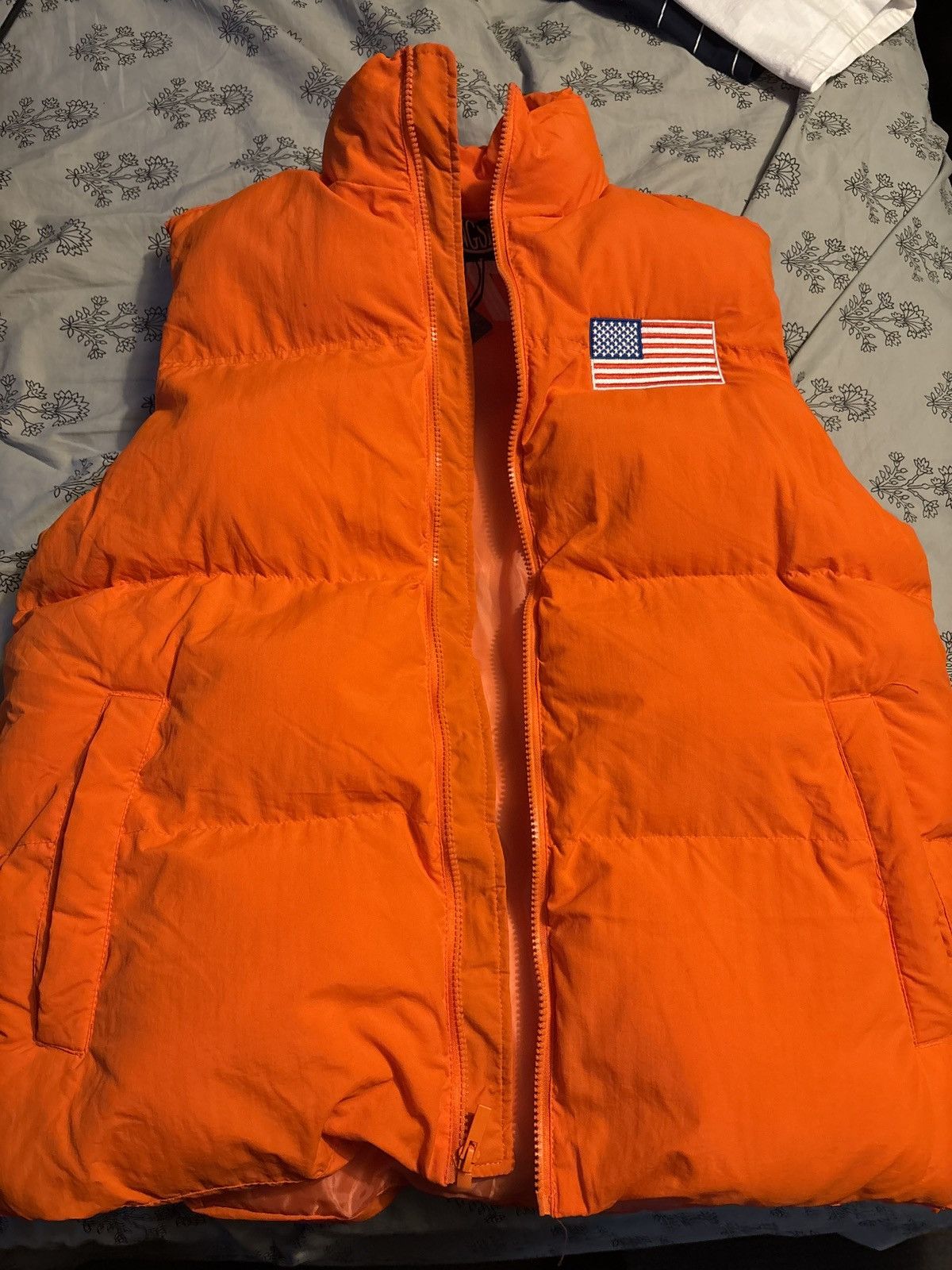 Other 74iswar Orange Puffer Vest Size US L / EU 52-54 / 3 - 1 Thumbnail