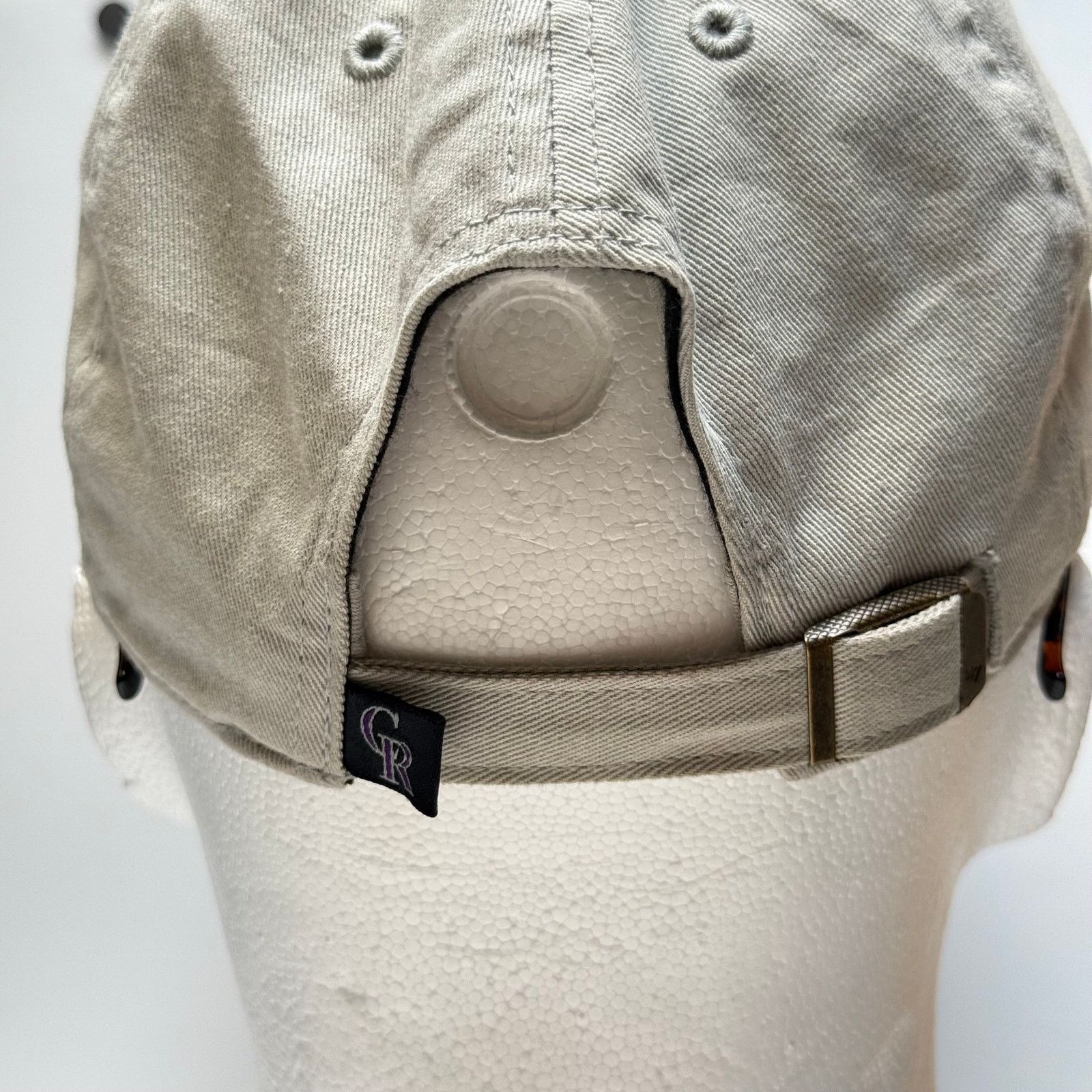 47 Brand Colorado Rockies 47 Adjustable Dad Hat OSFA Tan Baseball Cap Size ONE SIZE - 3 Thumbnail
