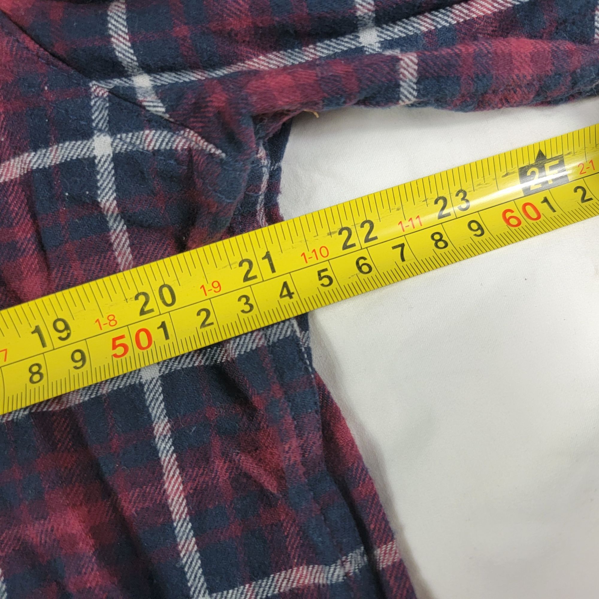 Weatherproof Weatherproof Mens Large Plaid Flannel Shirt Blue Red Long Sl Size US L / EU 52-54 / 3 - 6 Thumbnail