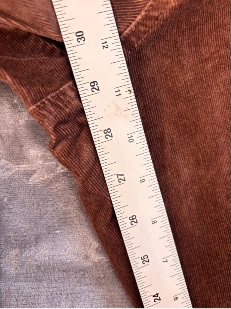 Talbots Women's Talbots Brown Corduroy Pants Size 10 Size 32" / US 10 / IT 46 - 7 Thumbnail