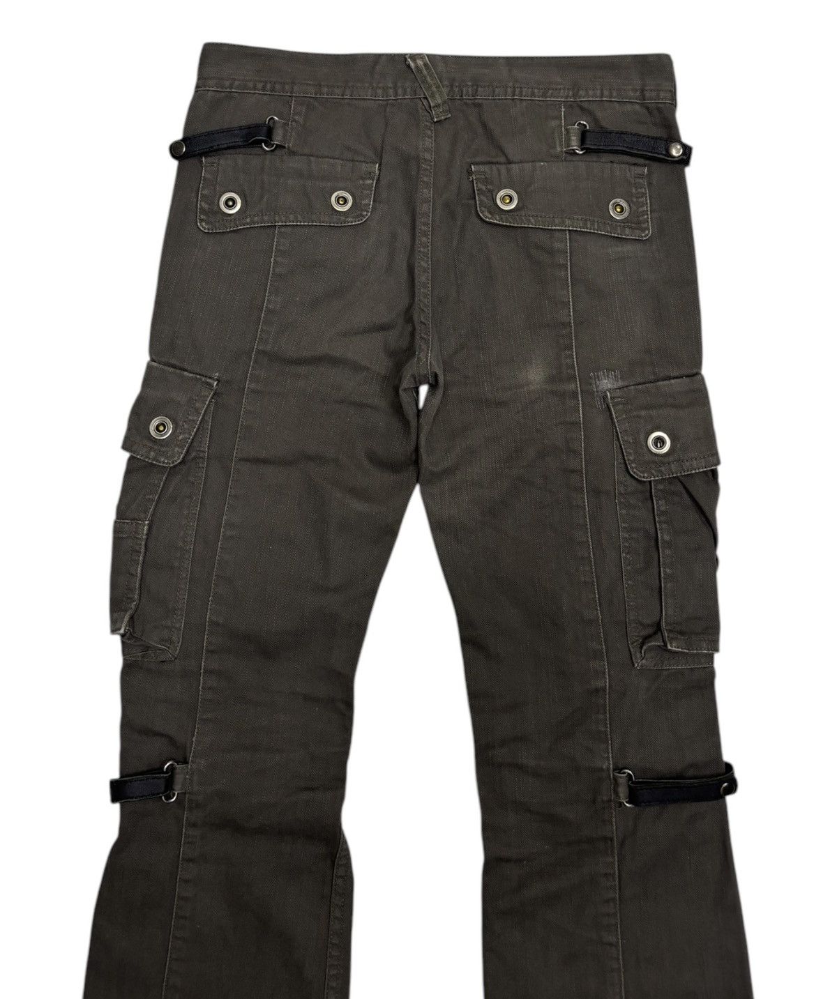 Tornado Mart TORNADO MART STRAPS CARGO FLARE PANTS Size 30" / US 8 / IT 44 - 8 Thumbnail