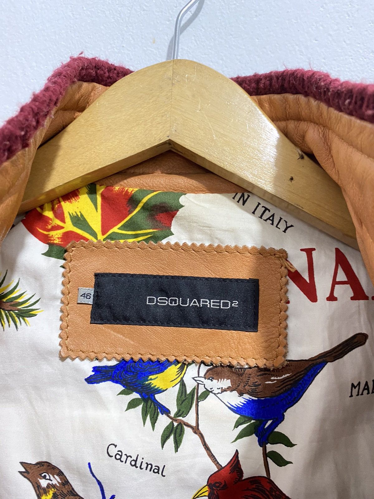 Dsquared2 RARE DSQUARED2 LEATHER JACKET BIKERS BROWN FALL05 Size US S / EU 44-46 / 1 - 7 Thumbnail