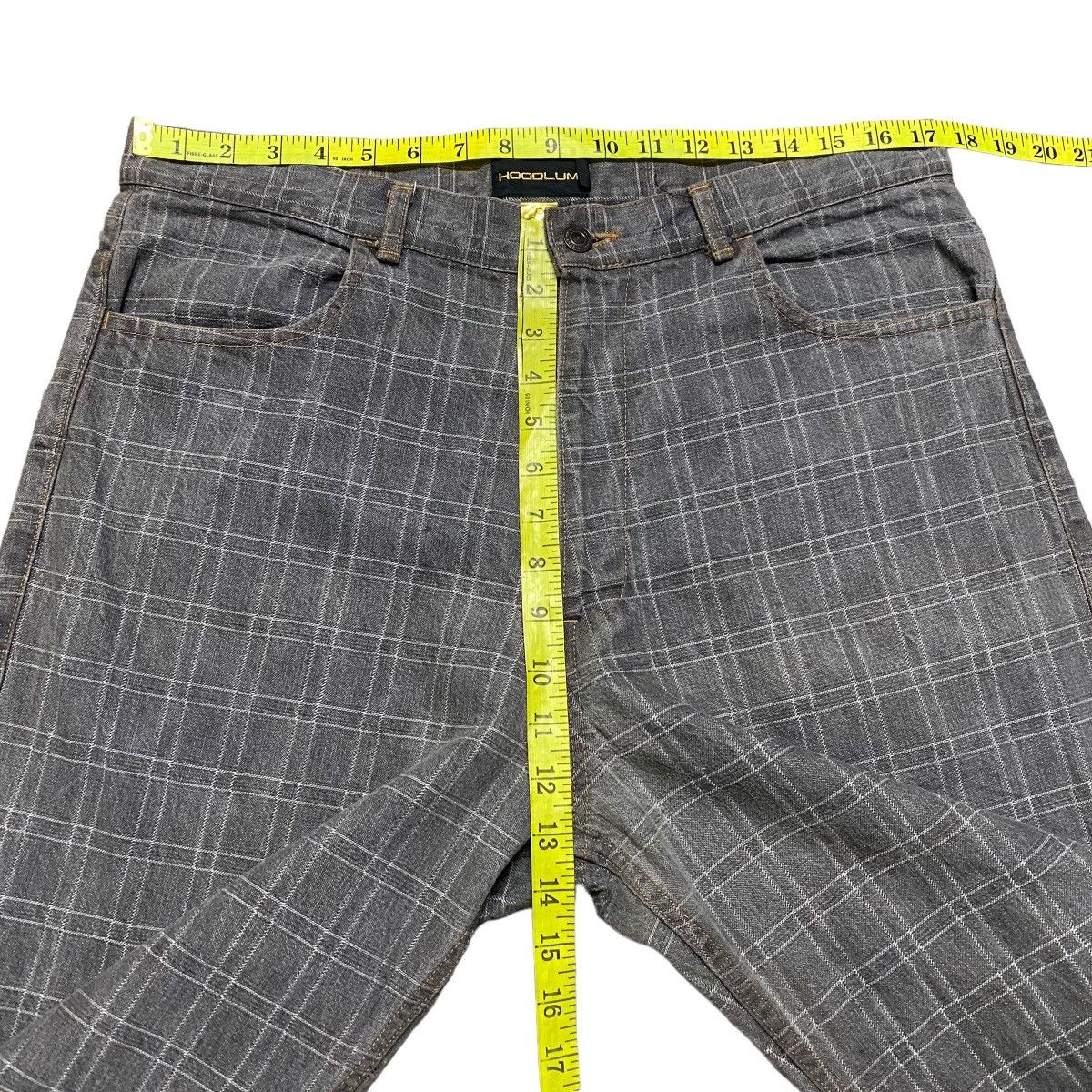 Vintage Vintage School Of Hard Knocks X Hoodlum Denim Baggy Jeans Size US 34 / EU 50 - 21 Thumbnail