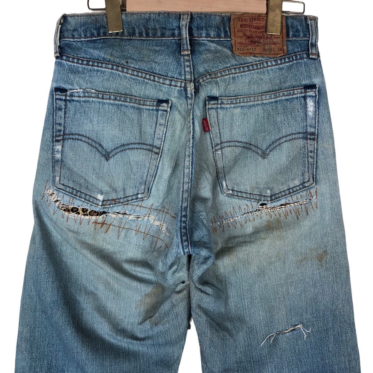 Levi's Vintage Levi’s Distressed Denim Jeans Size US 29 - 8 Thumbnail