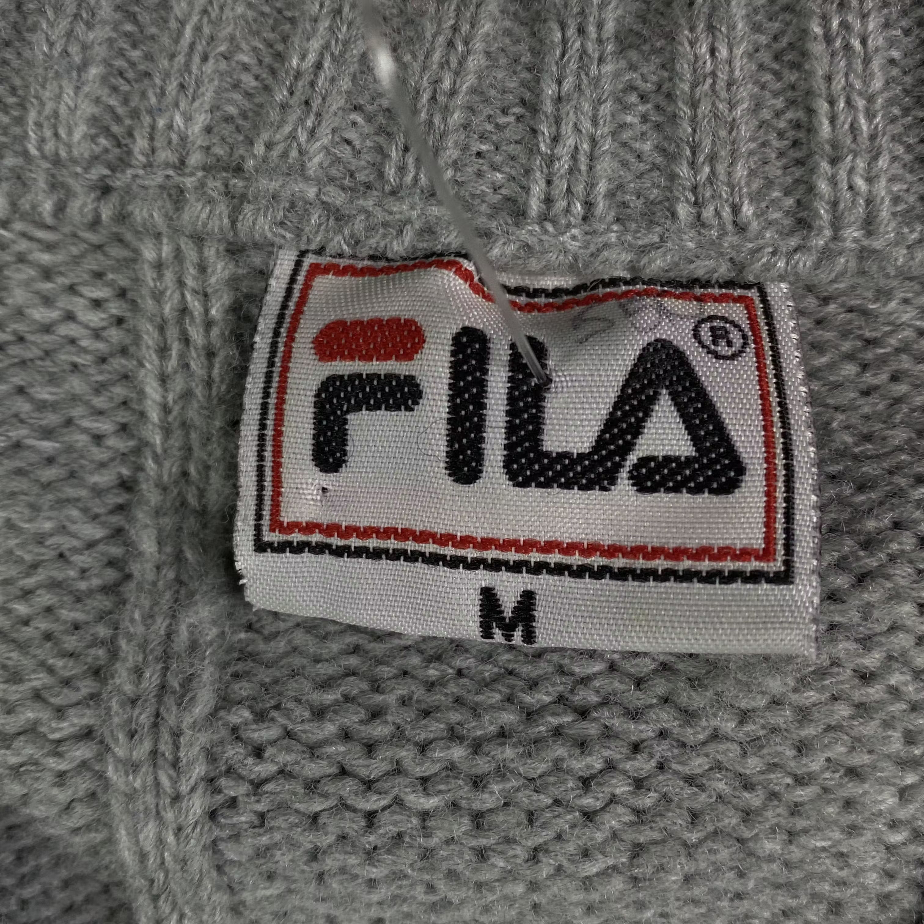 Fila × Vintage Mens Sweater FILA Big Logo Vintage Size M Size US M / EU 48-50 / 2 - 4 Thumbnail