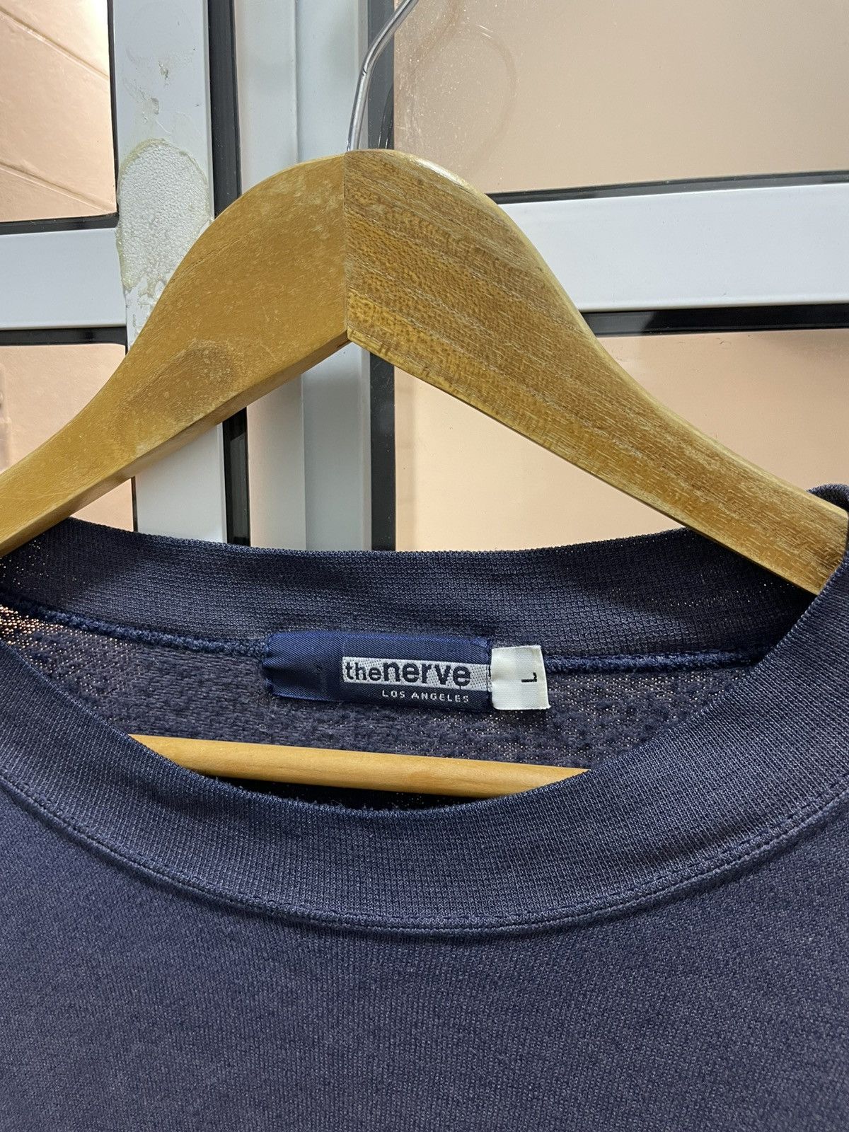 Vintage Vintage 1990 The Nerve Streetwear Los Angeles Sweatshirt Size US XL / EU 56 / 4 - 2 Thumbnail