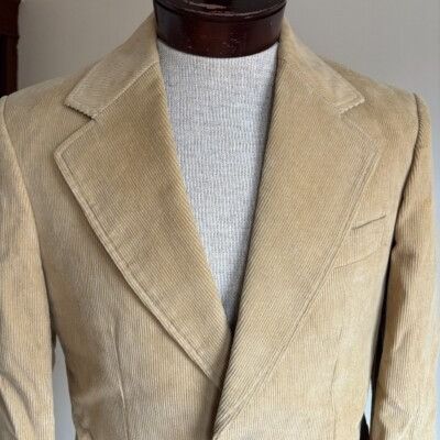 Other Montgomery Ward Corduroy Blazer Vintage Sport Coat Jacket Sz Size 38R - 1 Thumbnail