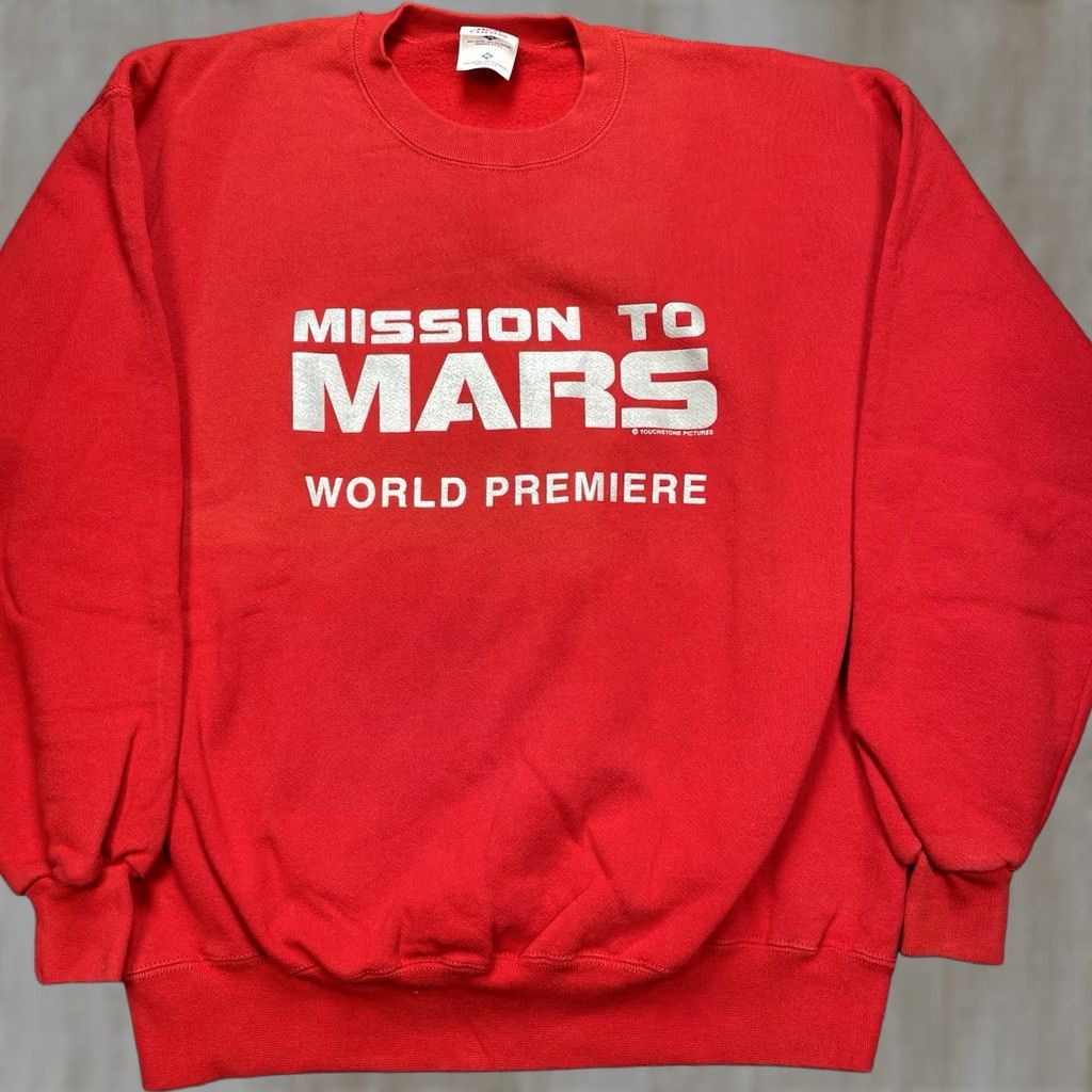 Disney Disney Mission To Mars Sweatshirt Pullover Red XL Men’s All Graphics Tombstone Pictures Promo Size US XL / EU 56 / 4 - 1 Thumbnail